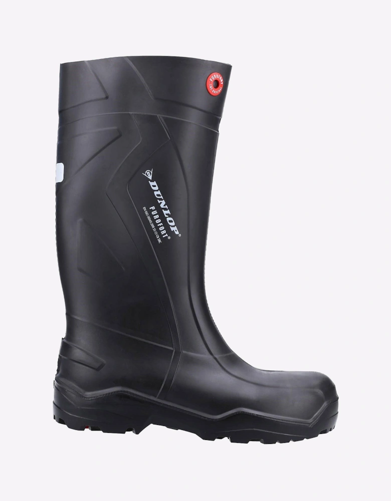 Dunlop Purofort+ Full Safety Mens Wellingtons Black