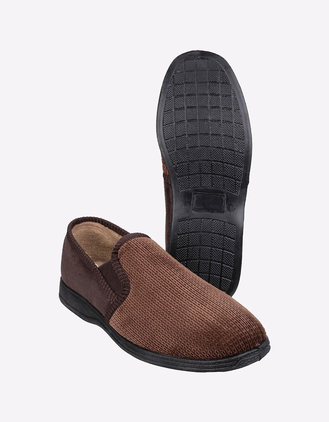 Fleet & Foster Tim Memory Foam Mens Brown