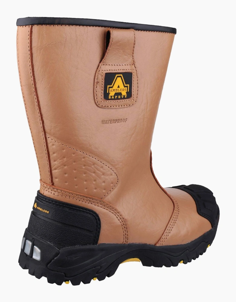 Amblers Safety Rigger Boot Waterproof Mens Tan