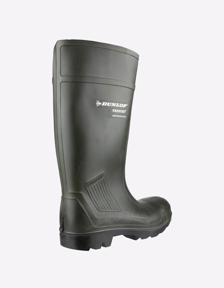 Dunlop Purofort Professional Full Safety Unisex Wellingtons Green