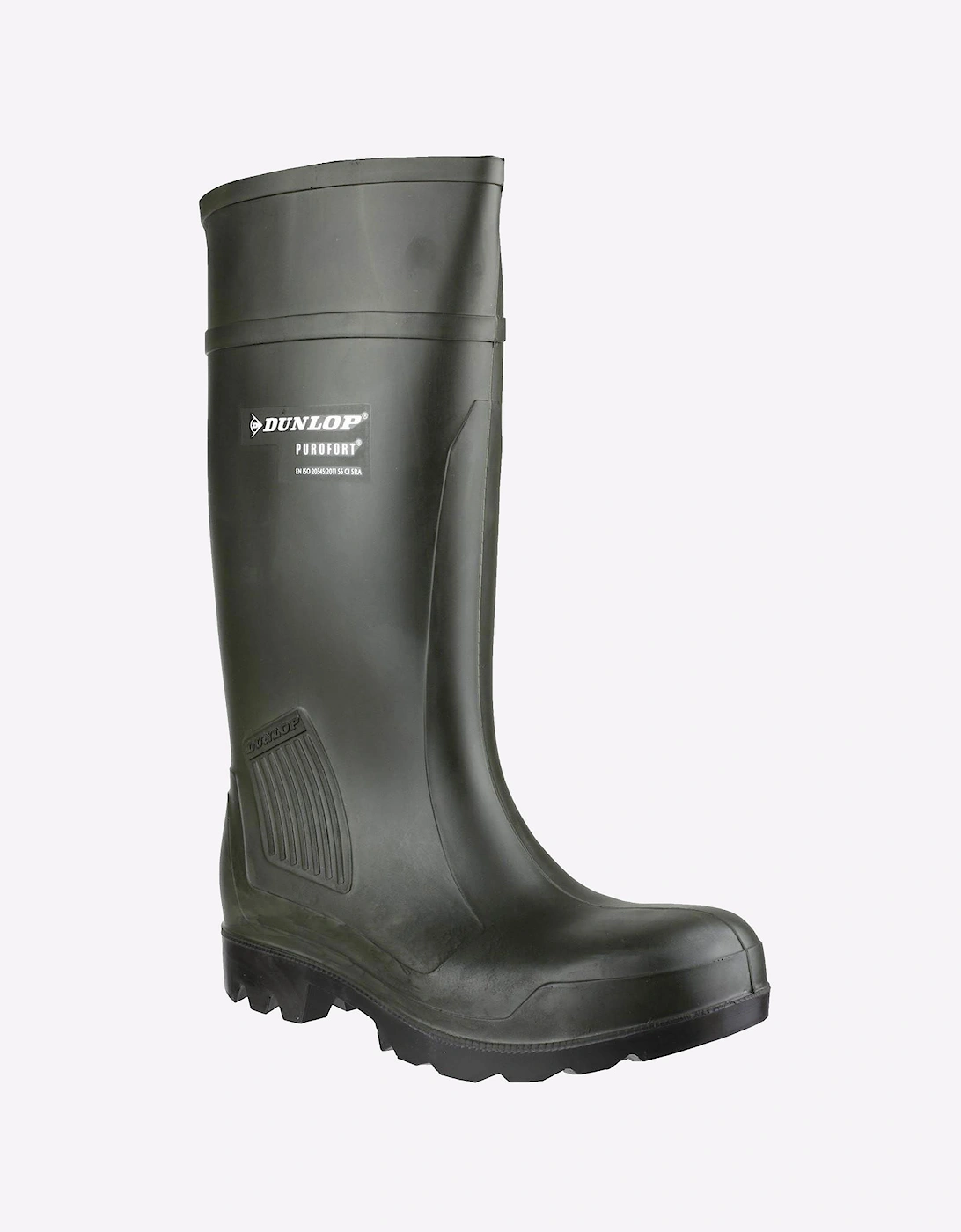 Dunlop Purofort Professional Full Safety Unisex Wellingtons Green