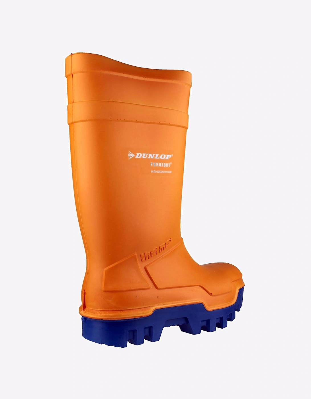 Dunlop Purofort Thermo+ Full Safety Mens Wellingtons Orange