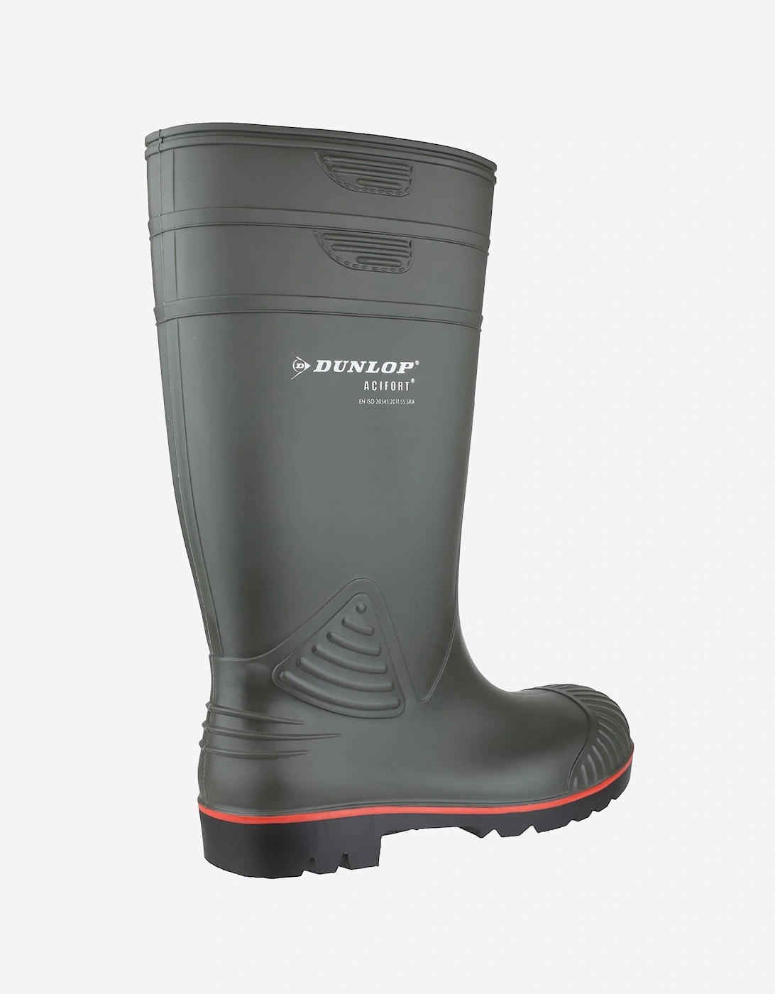 Dunlop Acifort Heavy Duty Full Safety Wellington Mens Green