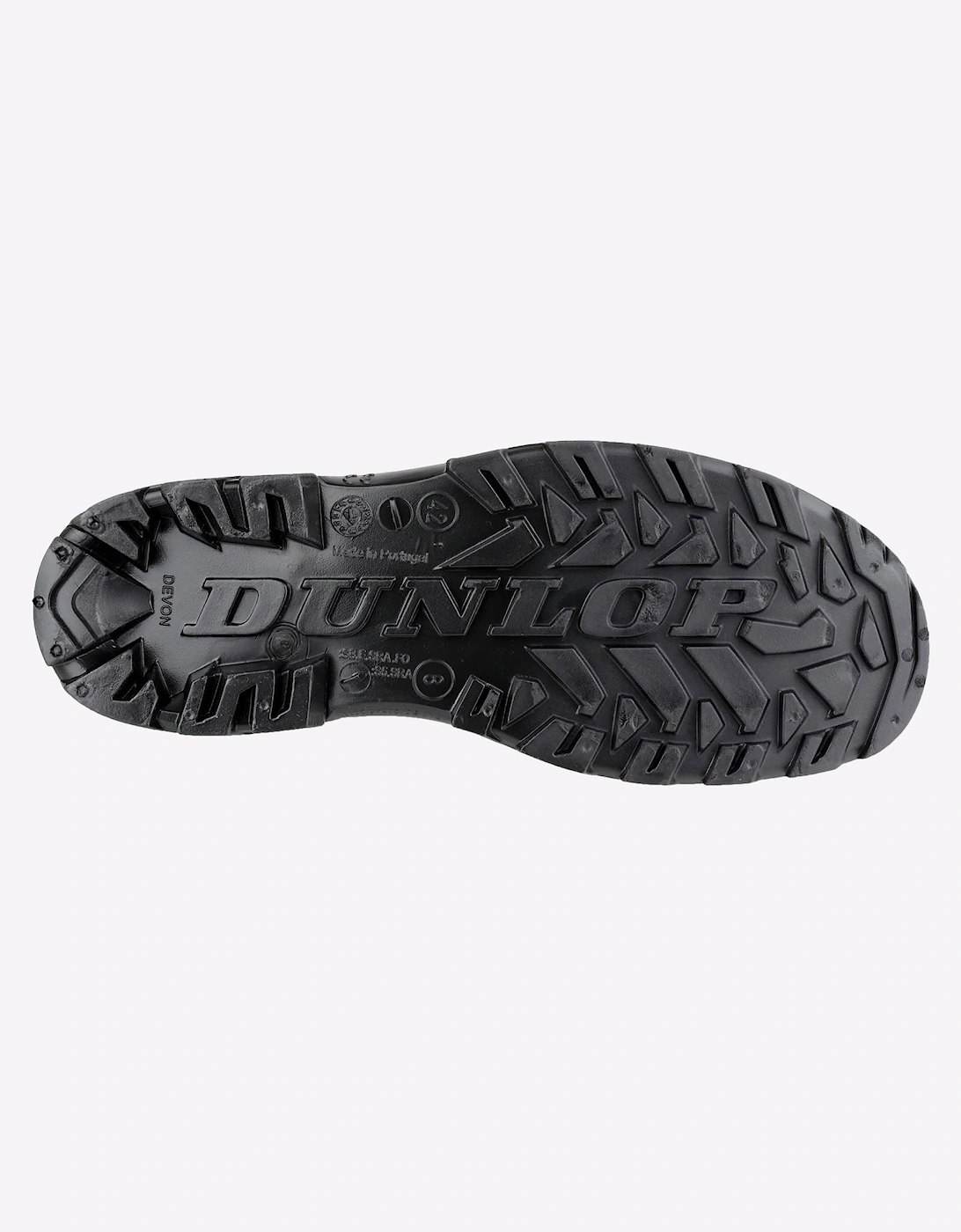Dunlop Devon Unisex Safety Wellingtons Green/Black
