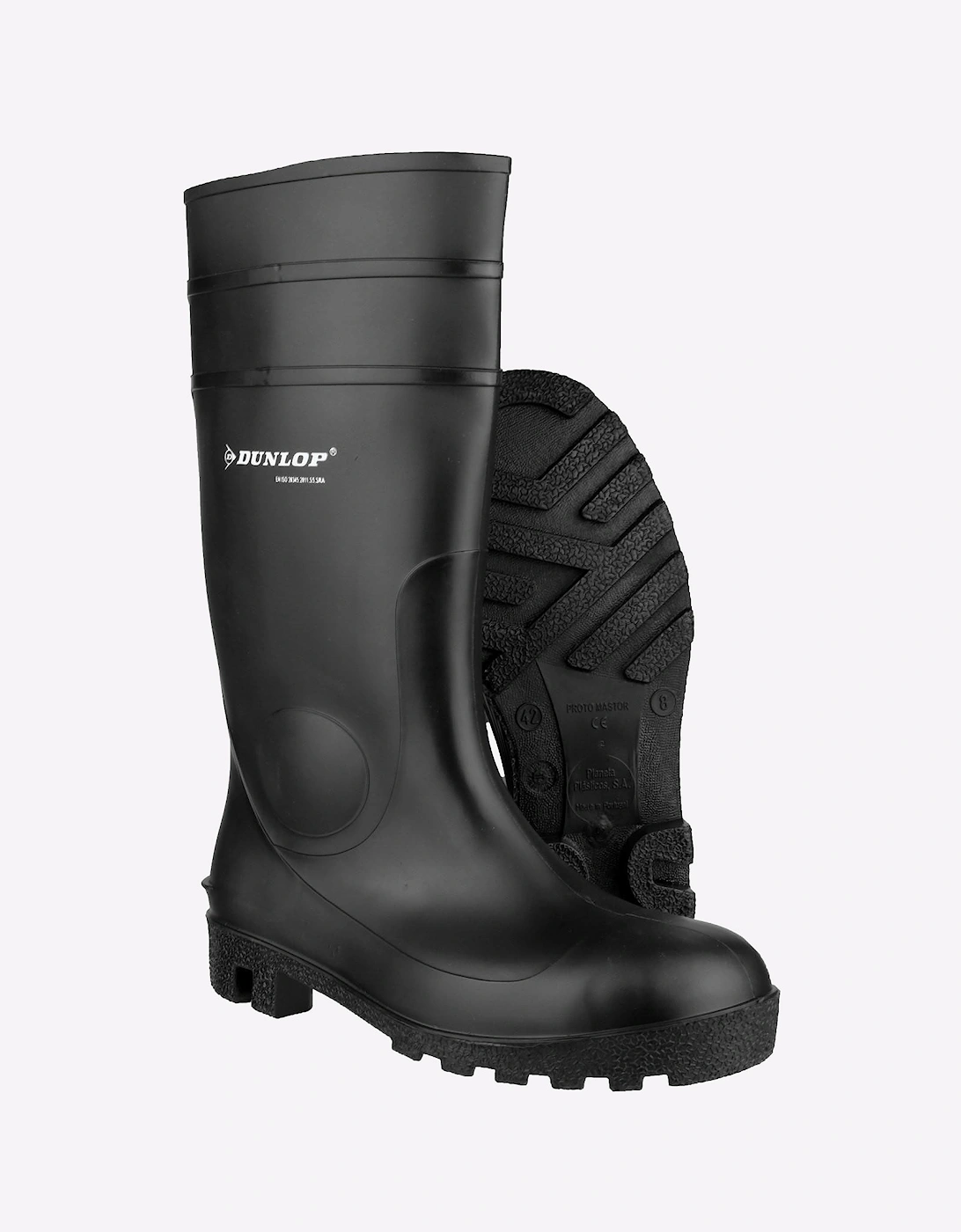 Dunlop Protomastor Full Safety Wellington Unisex Black