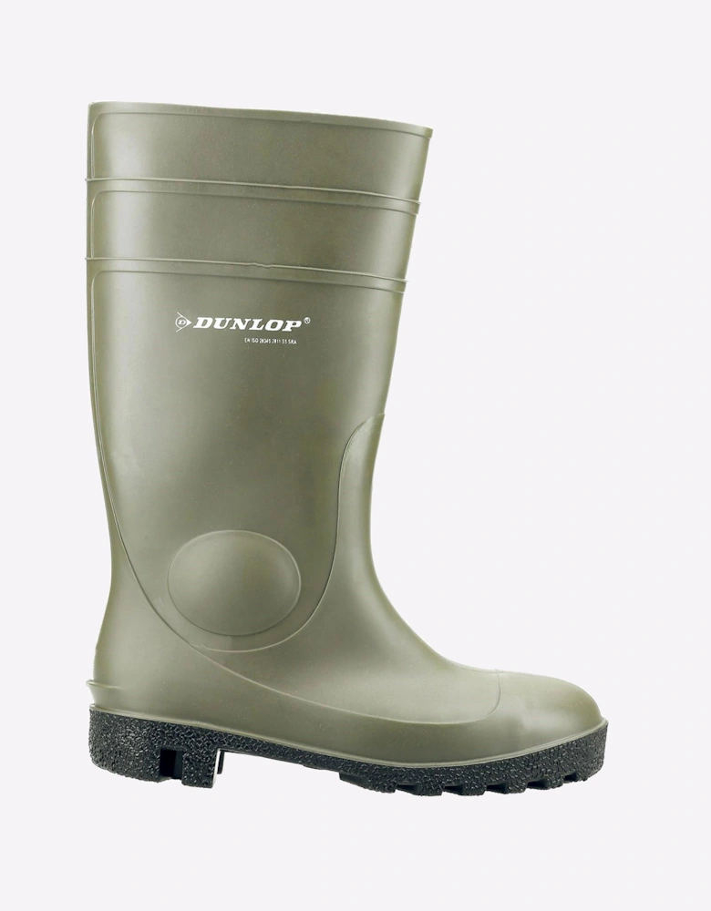 Dunlop Protomastor Safety Wellington Unisex Green