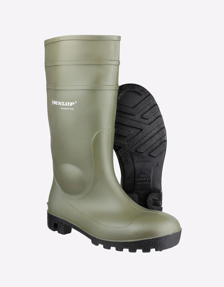 Dunlop Protomastor Safety Wellington Unisex Green