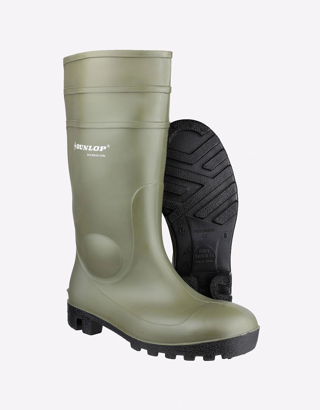 Dunlop Protomastor Safety Wellington Unisex Green