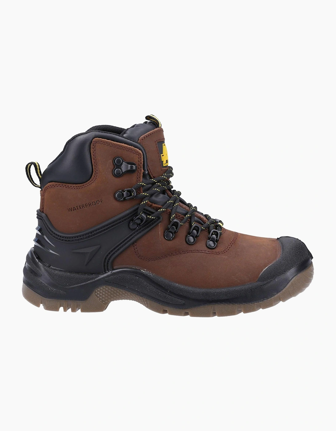 Amblers Safety Amblers FS197 Waterproof Lace up Safety Boot Mens Brown