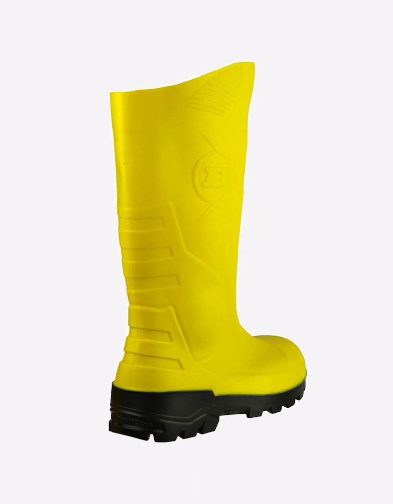 Dunlop Devon Unisex Safety Wellingtons Yellow/Black