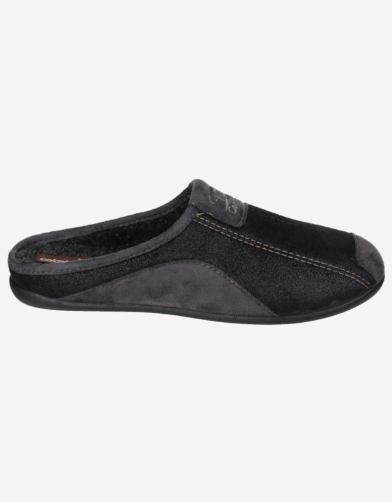 Cotswold Westwell Slip On Slippers Mens Black