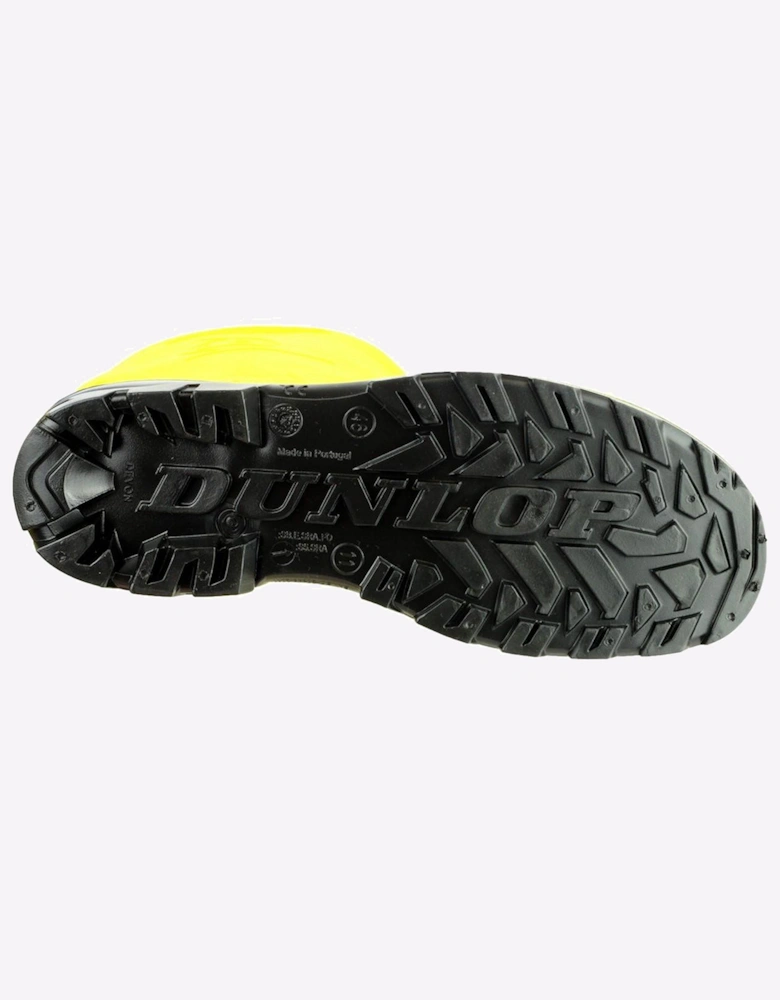 Dunlop Devon Unisex Safety Wellingtons Yellow/Black