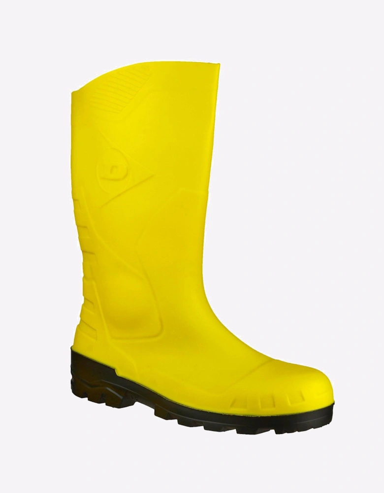Dunlop Devon Unisex Safety Wellingtons Yellow/Black