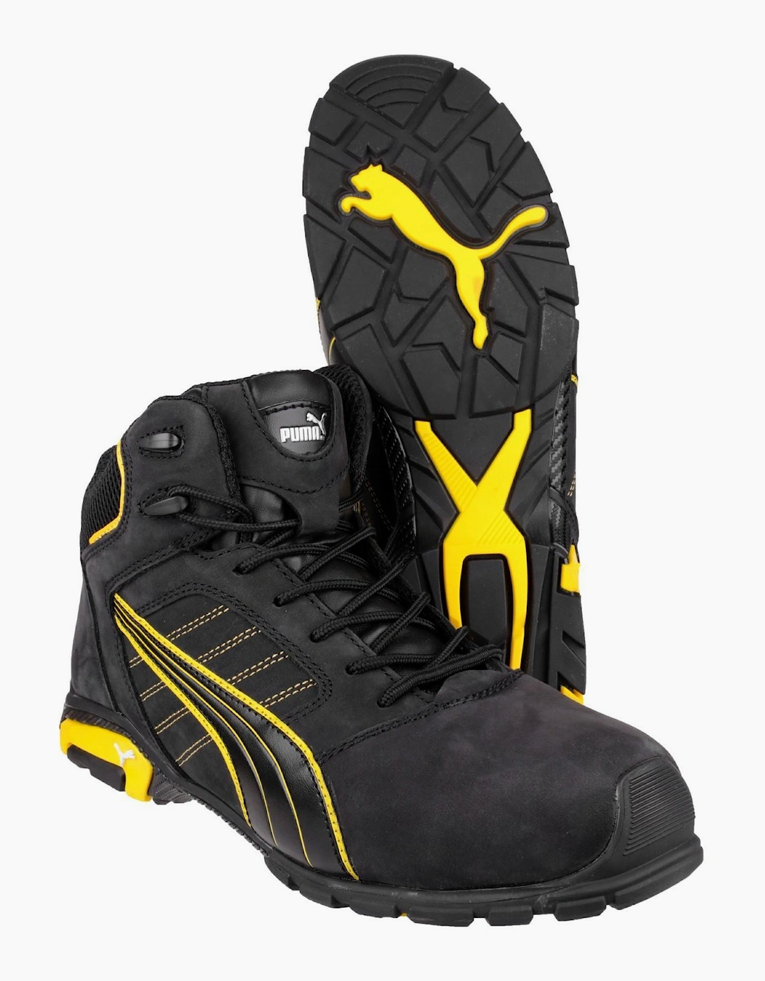 Puma Safety Puma Amsterdam Mid Safety Boots Mens Black