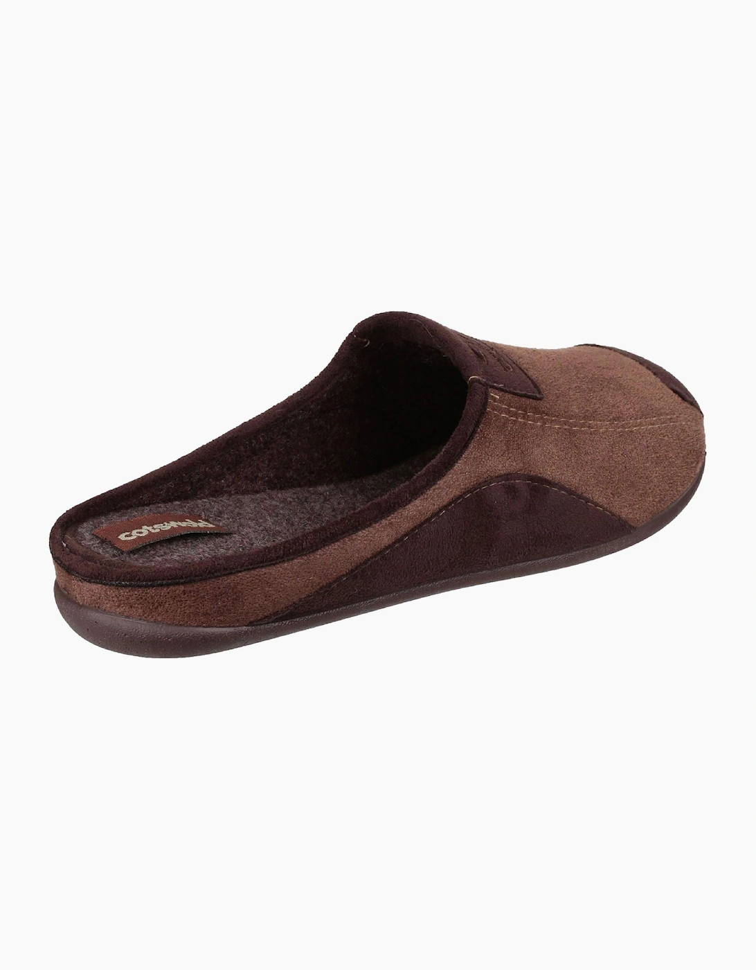 Cotswold Westwell Slip On Slippers Mens Brown