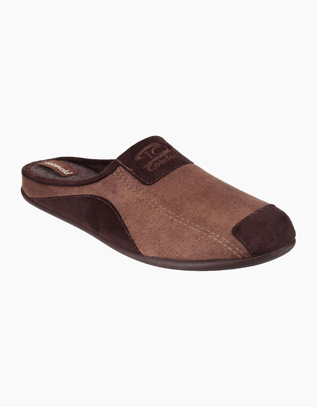 Cotswold Westwell Slip On Slippers Mens Brown