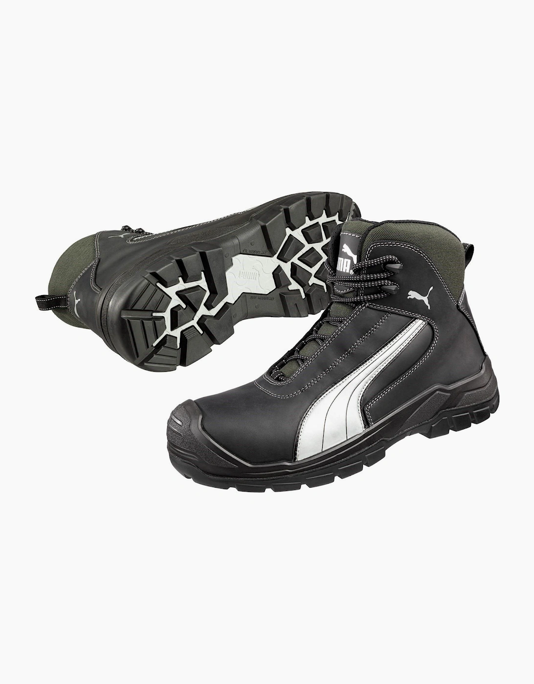 Puma Safety Cascades Mid S3 Safety Boot Mens Black