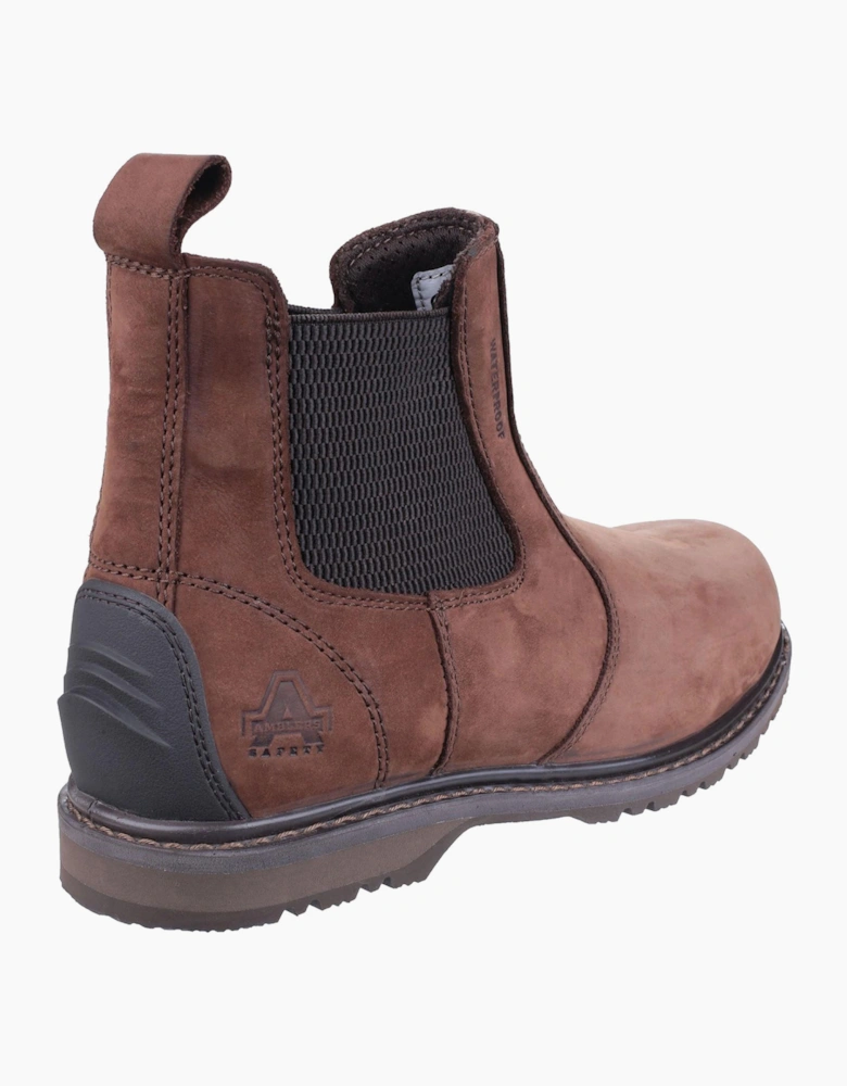 Amblers Safety Amblers AS148 Waterproof Safety Boots Mens Brown