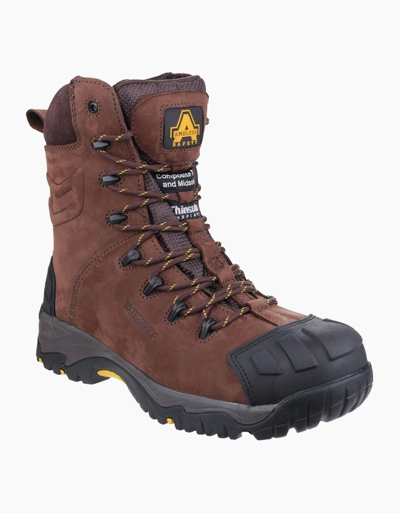 Amblers Safety AS995 Waterproof Safety Boots Mens Brown
