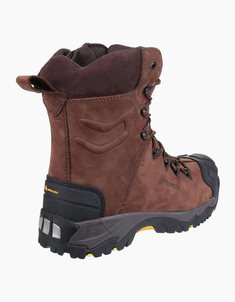 Amblers Safety AS995 Waterproof Safety Boots Mens Brown
