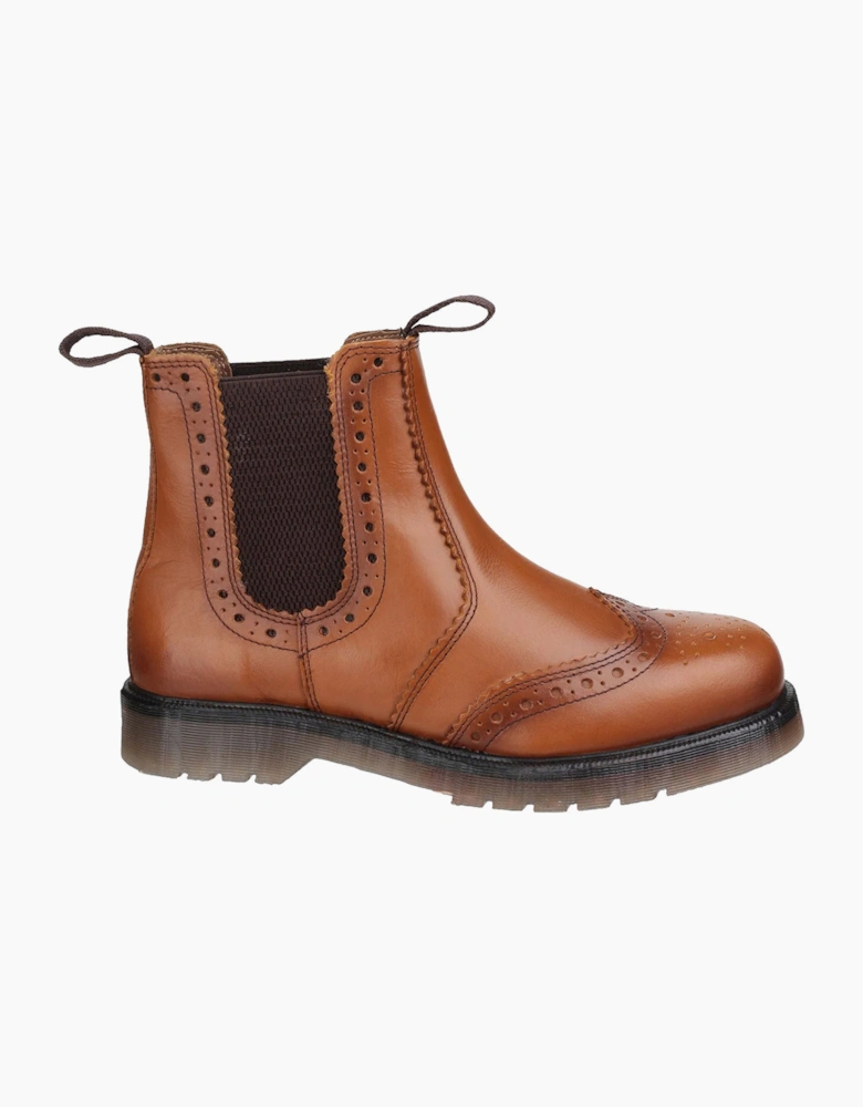 Amblers Safety Dalby Brogue Boots Mens Tan