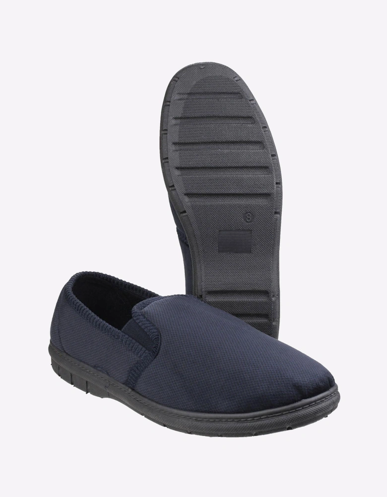 Fleet & Foster John Memory Foam Mens Navy