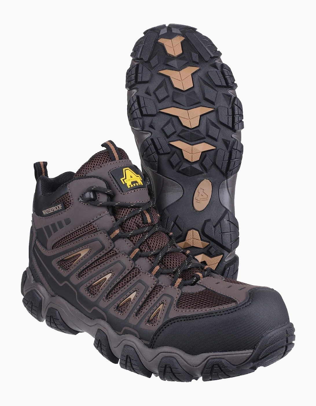 Amblers Safety Amblers AS801 Waterproof Safety Boots Men Brown