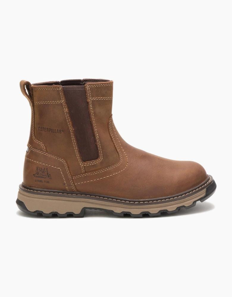 Caterpillar Safety Caterpillar Pelton Mens Safety Boots Dark Beige
