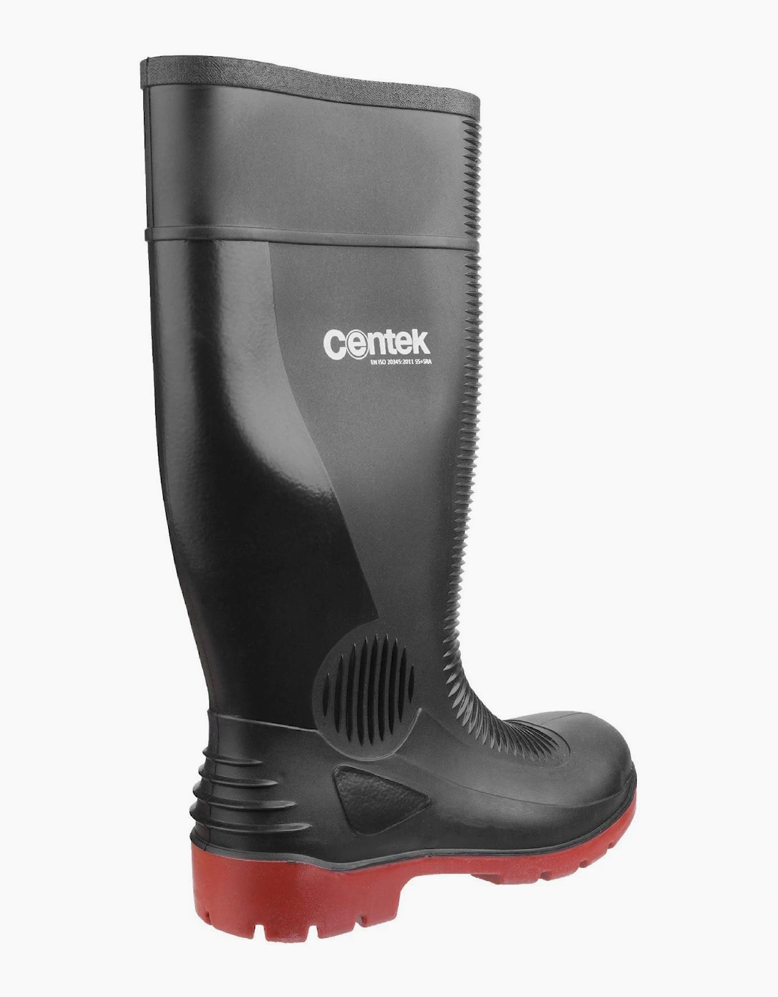 Centek FS338 Compactor Waterproof Safety Wellington Boots Black