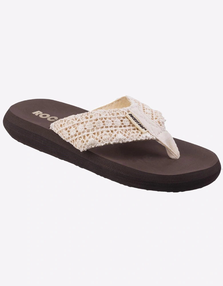Rocket Dog Spotlight Lima Womens Slip On Sandals Natural Multi