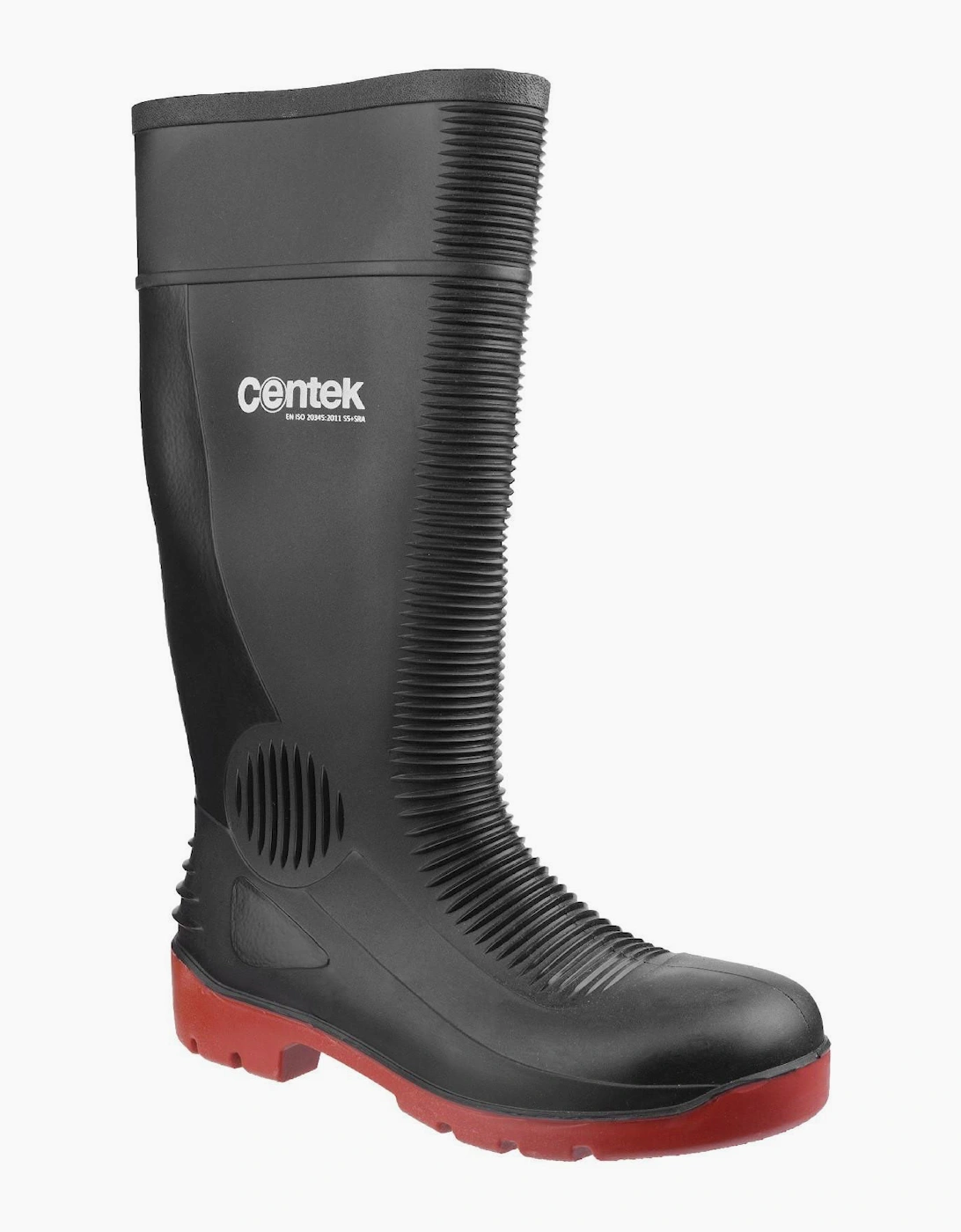 Centek FS338 Compactor Waterproof Safety Wellington Boots Black
