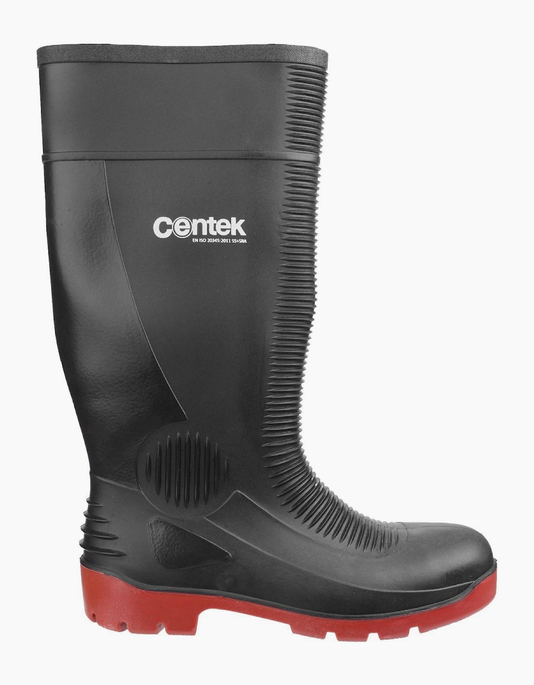 Centek FS338 Compactor Waterproof Safety Wellington Boots Black