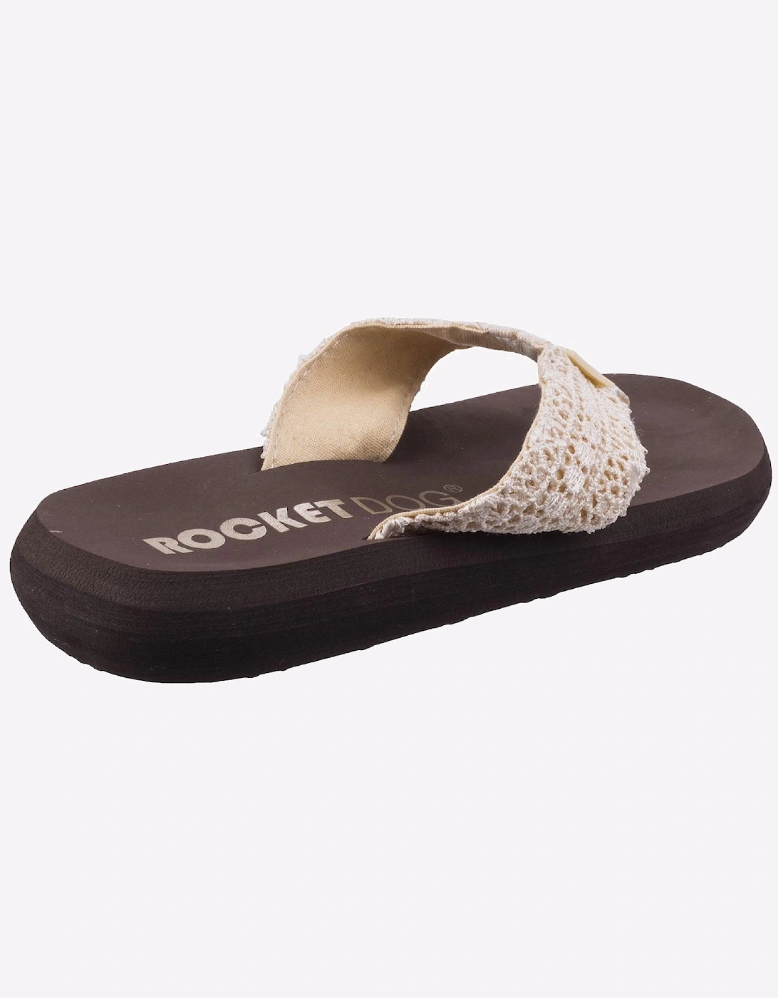 Rocket Dog Spotlight Lima Womens Slip On Sandals Natural Multi