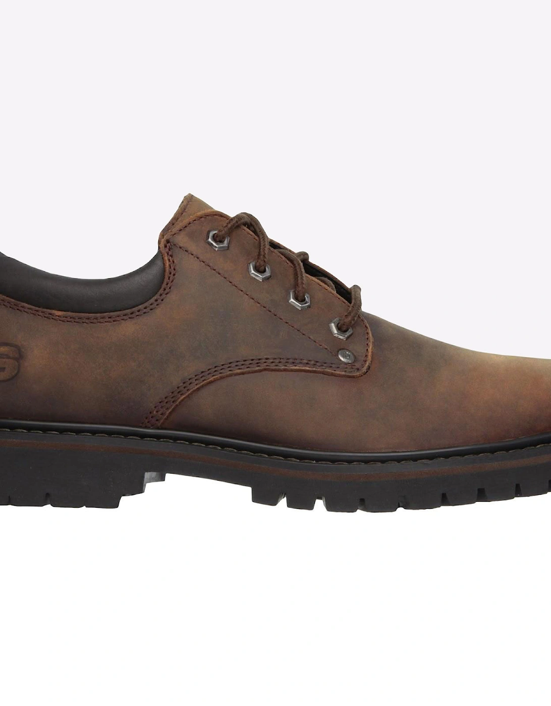 Skechers Tom Cats Mens Oxford Shoes Dark Brown