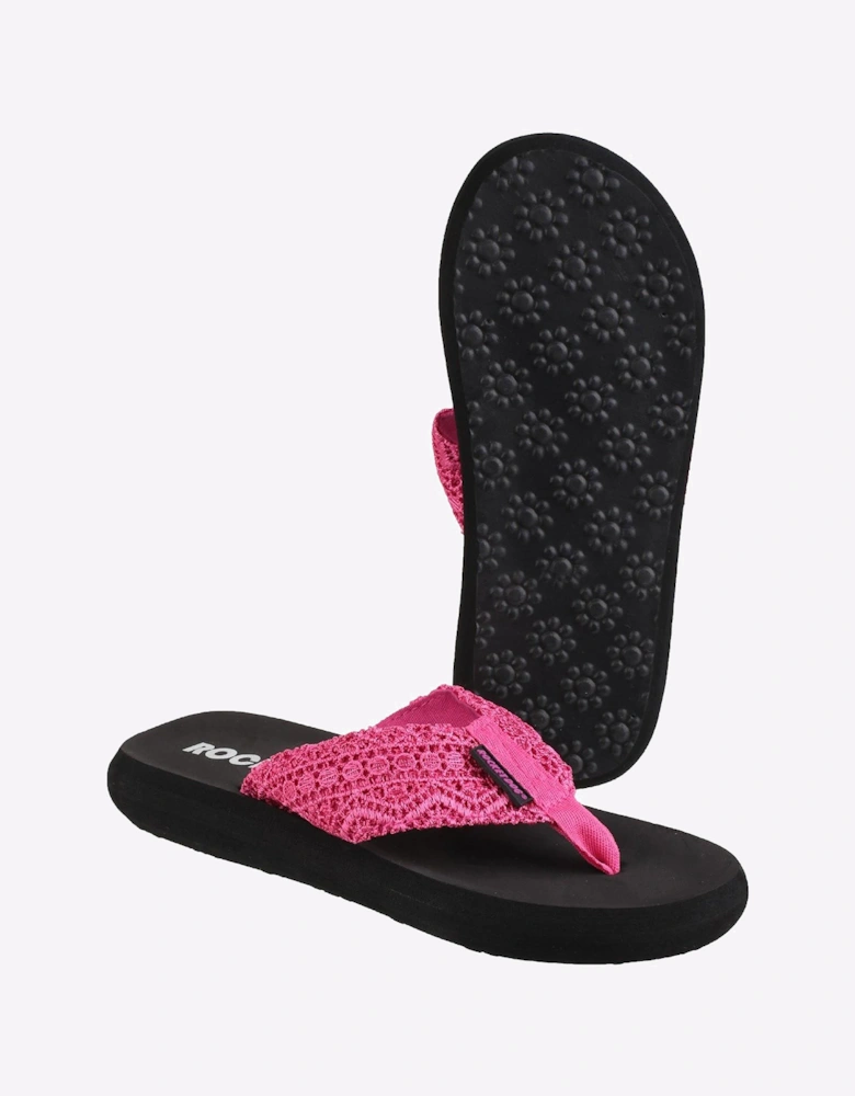 Rocket Dog Spotlight Lima Womens Slip On Sandals Pink