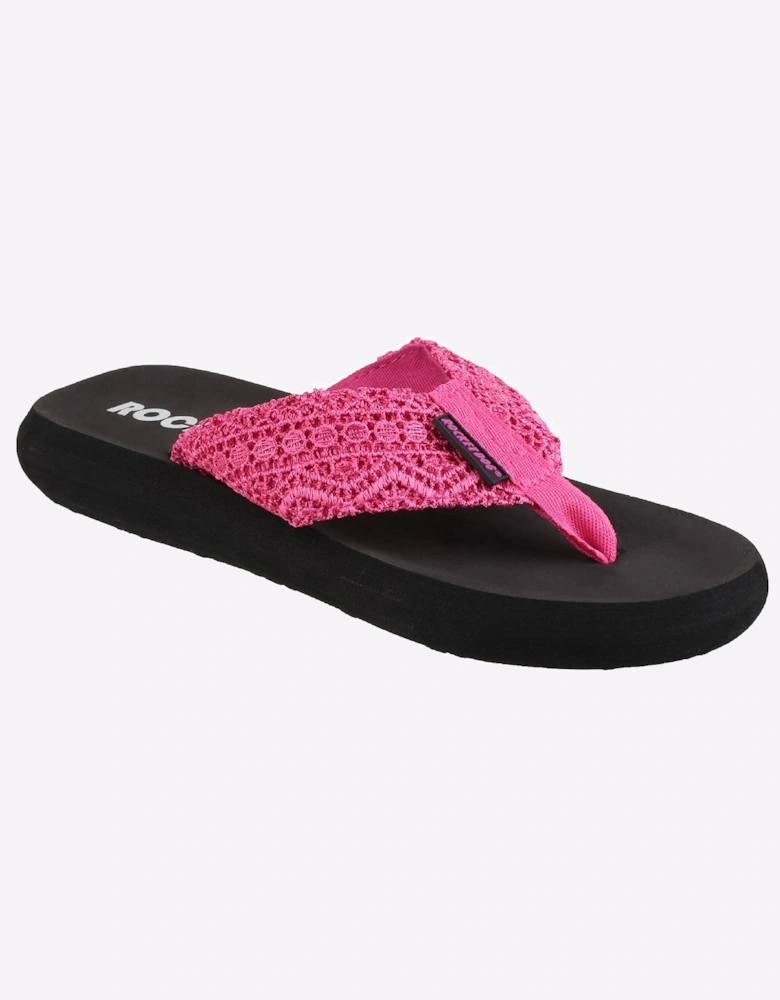 Rocket Dog Spotlight Lima Womens Slip On Sandals Pink