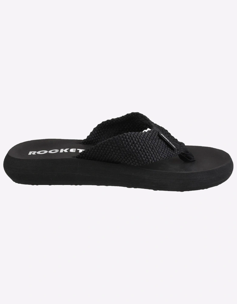 Rocket Dog Sunset Webbing Womens Sandals Black