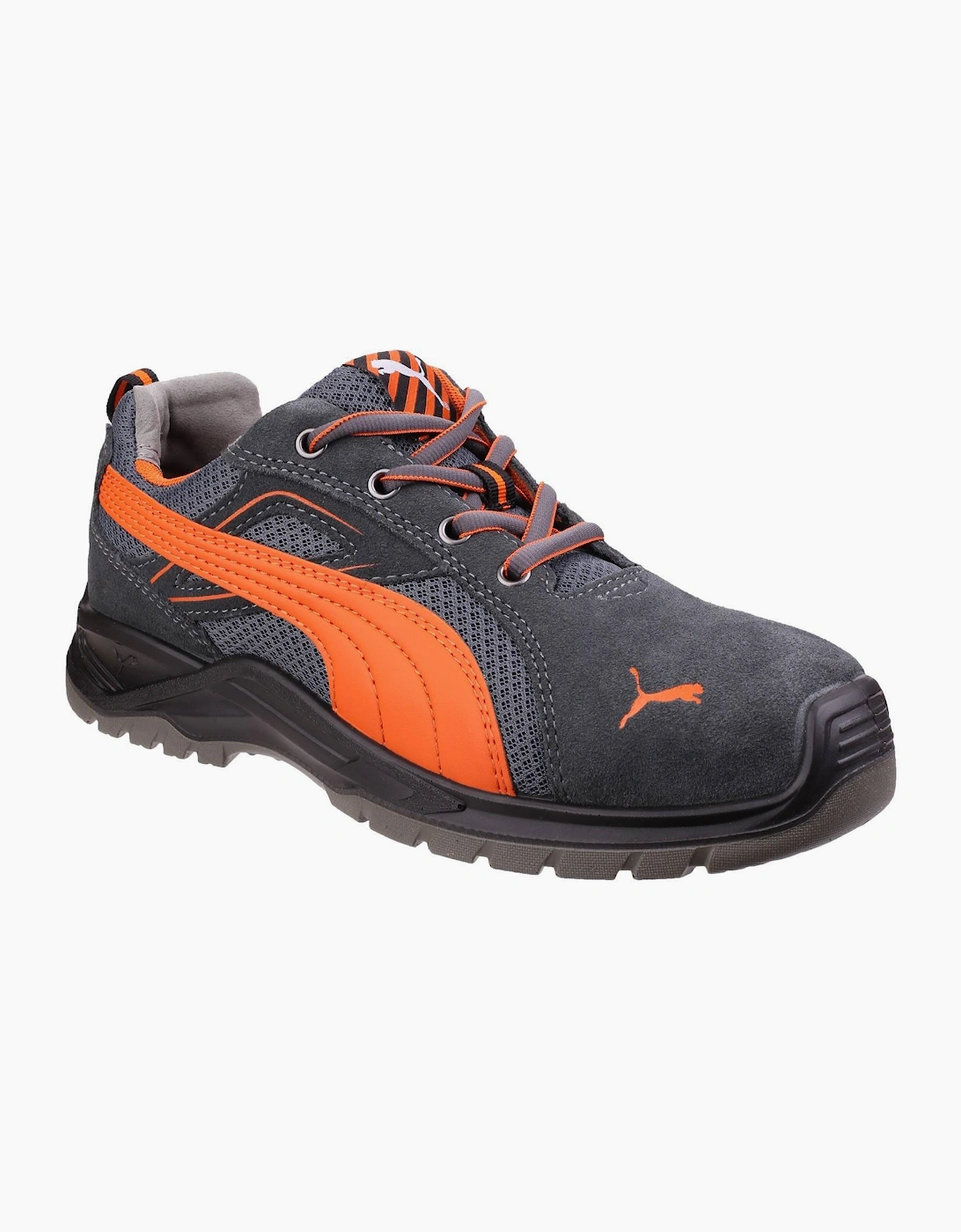 Puma Safety Omni Flash Low Safety Trainer Mens Orange