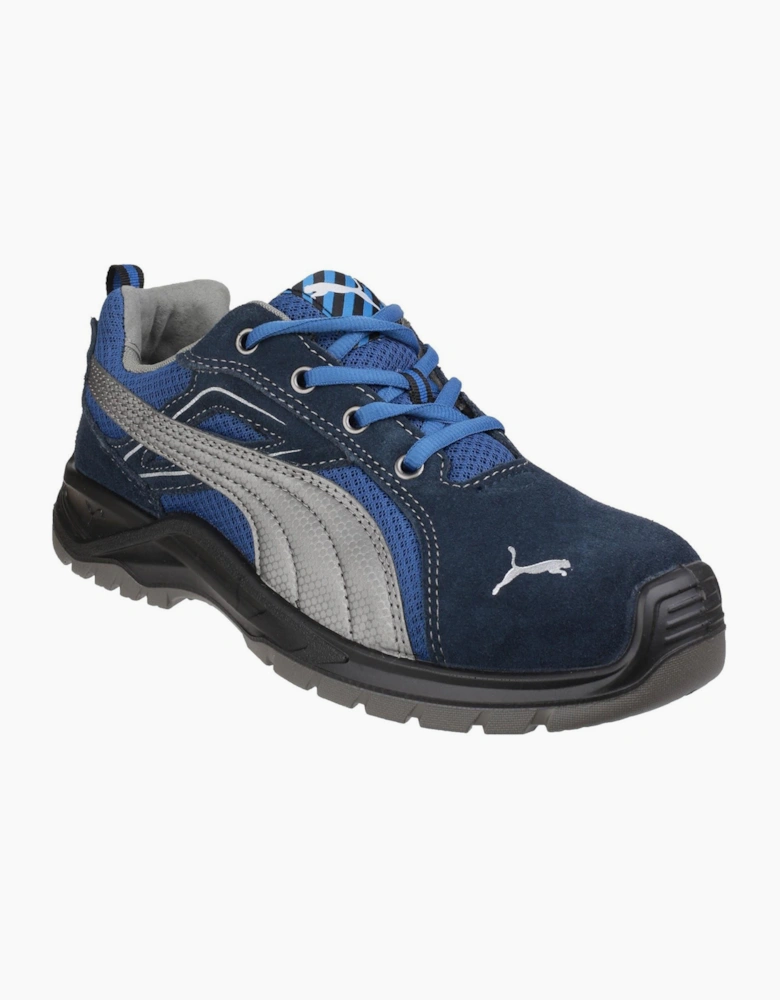 Puma Safety Omni Flash Low Safety Trainer Mens Blue