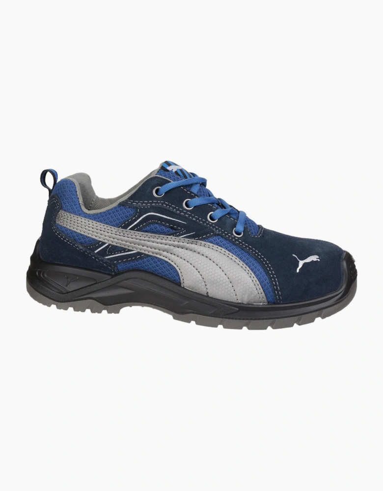 Puma Safety Omni Flash Low Safety Trainer Mens Blue