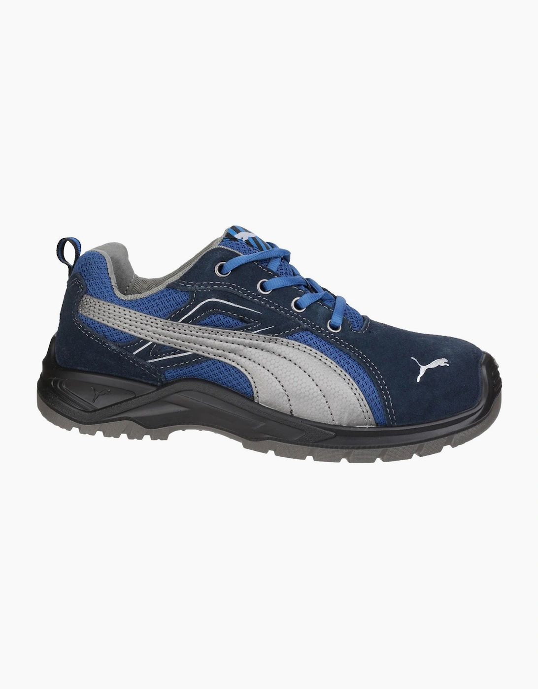 Puma Safety Omni Flash Low Safety Trainer Mens Blue
