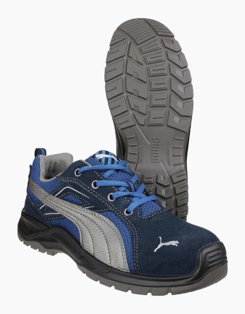 Puma Safety Omni Flash Low Safety Trainer Mens Blue