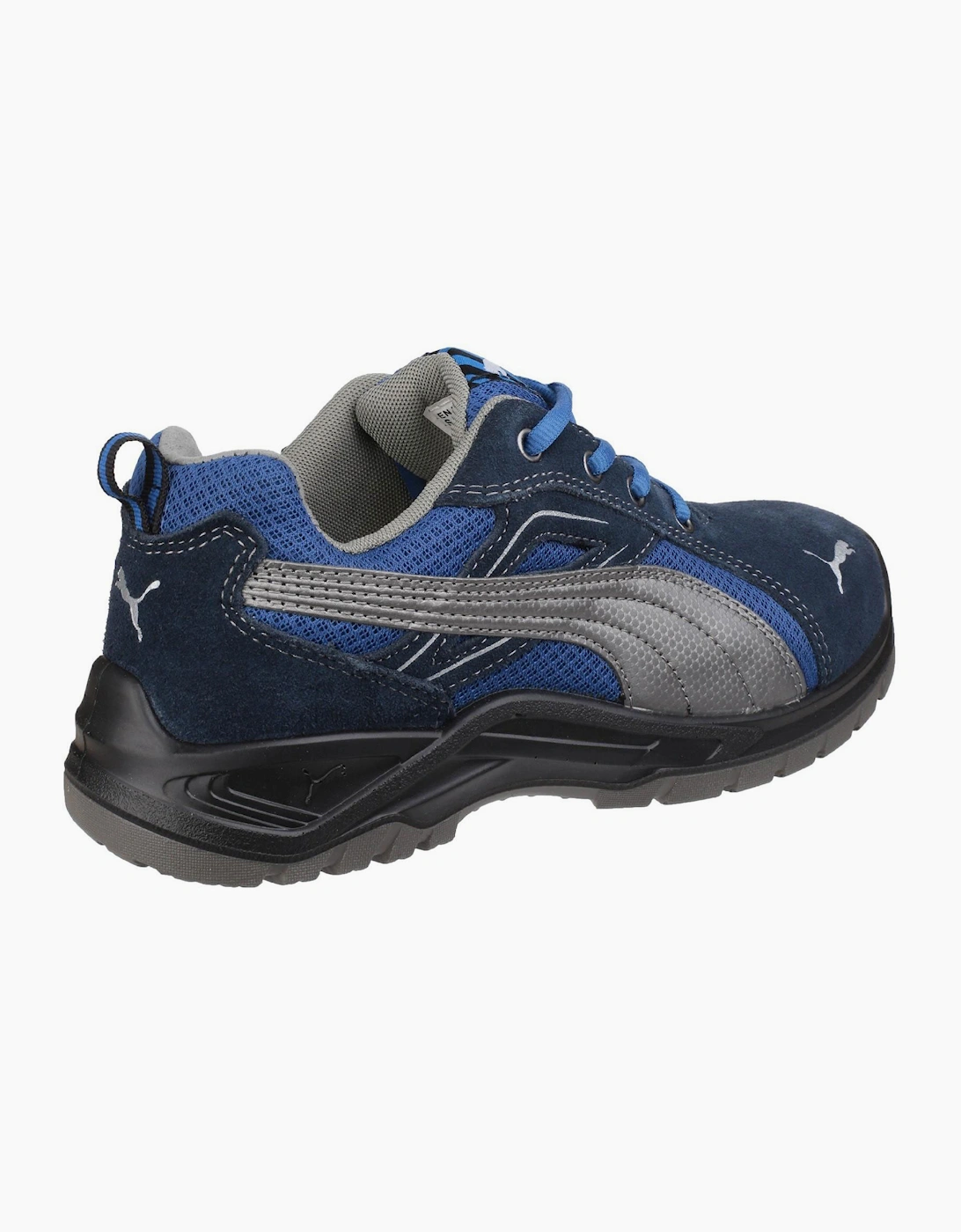 Puma Safety Omni Flash Low Safety Trainer Mens Blue