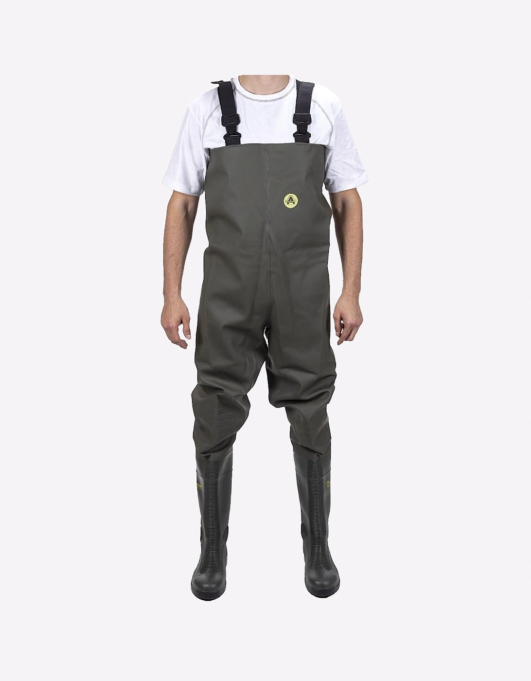 Amblers Safety Tyne WATEPROOF Chest Safety Wader Green