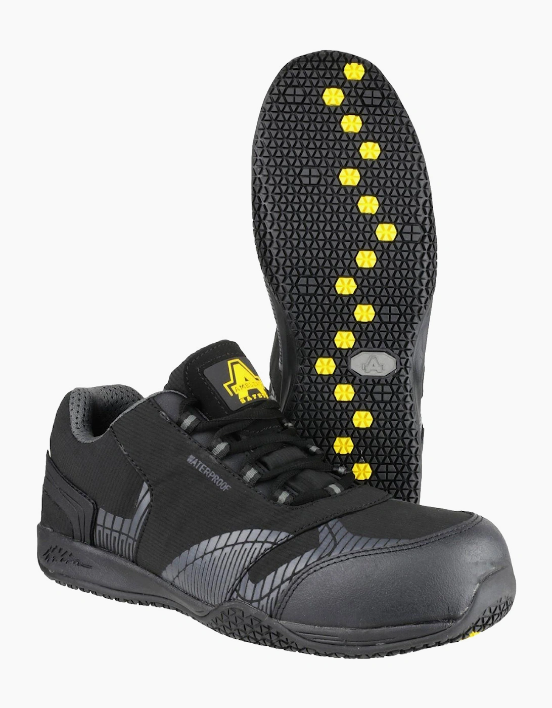 Amblers Safety FS29C Waterproof Safety Trainers Mens Black