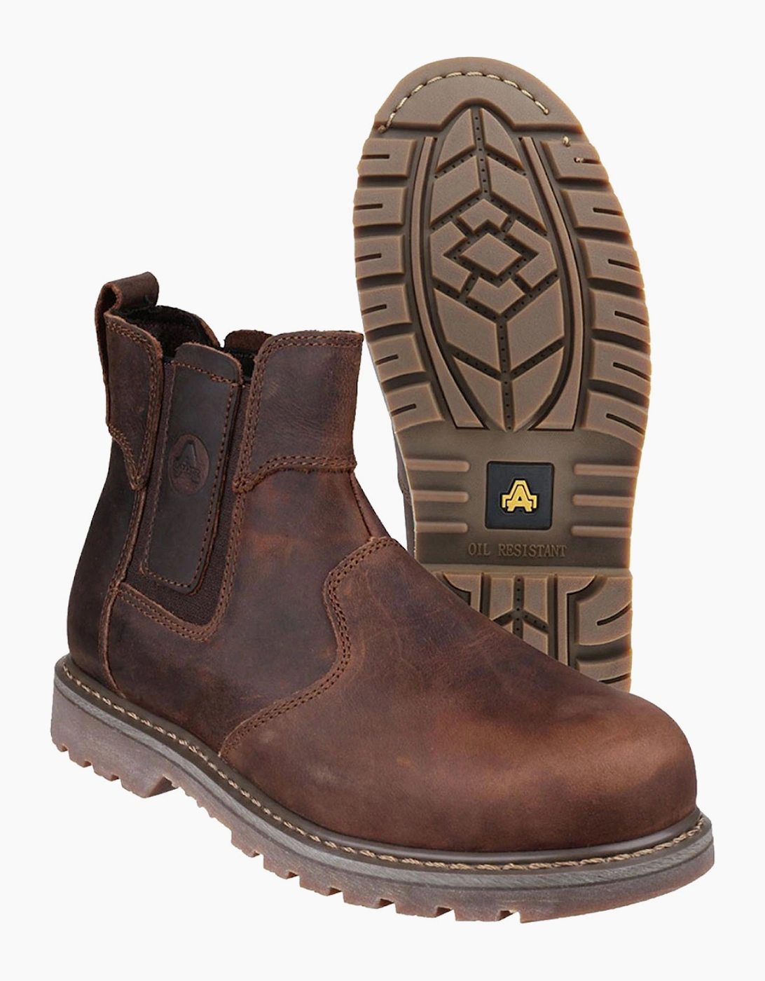 Amblers Safety Amblers FS165 Pull-On Safety Dealer Brown