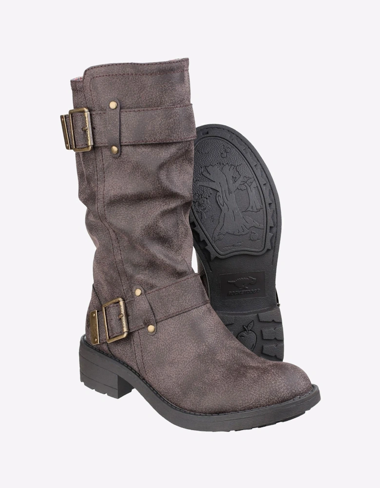 Rocket Dog Trumble Biker Womens Boots Brown