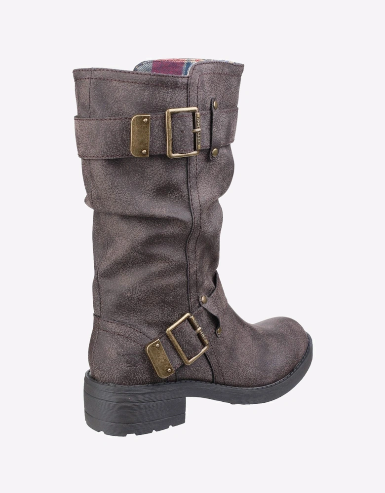 Rocket Dog Trumble Biker Womens Boots Brown