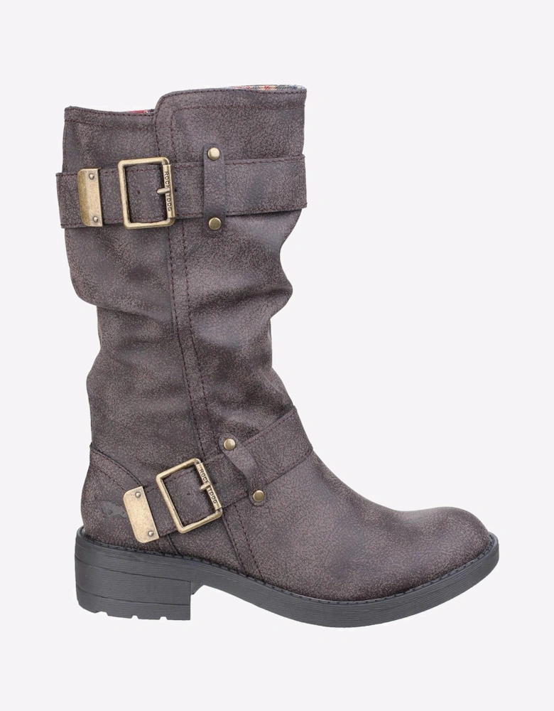 Rocket Dog Trumble Biker Womens Boots Brown