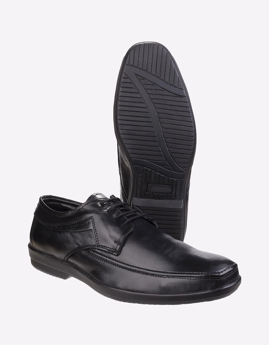 Fleet & Foster Dave Leather Mens Black